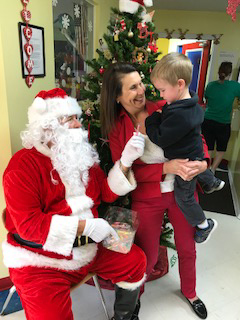 Christmas: Santa's Visit to EduCare Learning Center, Port Charlotte FL